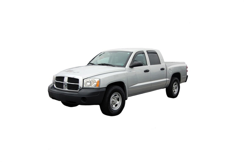 AVS 05-11 Dodge Dakota Quad Cab Ventvisor In-Channel Front & Rear Window Deflectors 4pc - Smoke-AVS-AVS194656