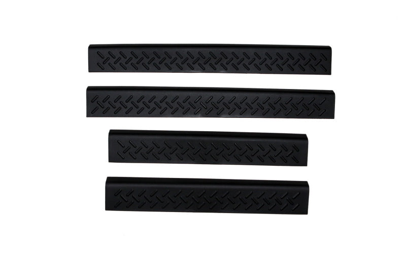 AVS 05-15 Toyota Tacoma Access Cab Stepshields Door Sills 4pc - Black - Black Ops Auto Works