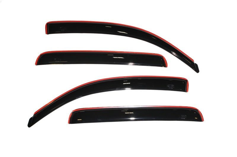 AVS 05-15 Toyota Tacoma Double Cab Ventvisor In-Channel Front & Rear Window Deflectors 4pc - Smoke-AVS-AVS194056