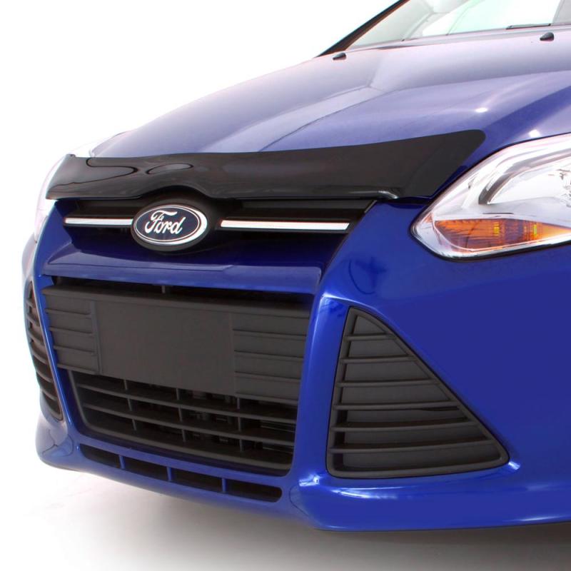 AVS 06-09 Ford Fusion Carflector Low Profile Hood Shield - Smoke-AVS-AVS20756