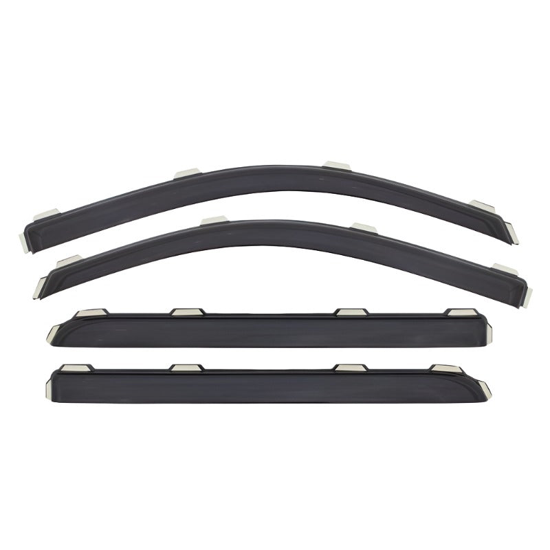 AVS 06-10 Dodge Charger Ventvisor In-Channel Front & Rear Window Deflectors 4pc - Smoke-AVS-AVS194810