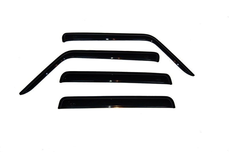 AVS 06-10 Jeep Commander Ventvisor Outside Mount Window Deflectors 4pc - Smoke-AVS-AVS94117