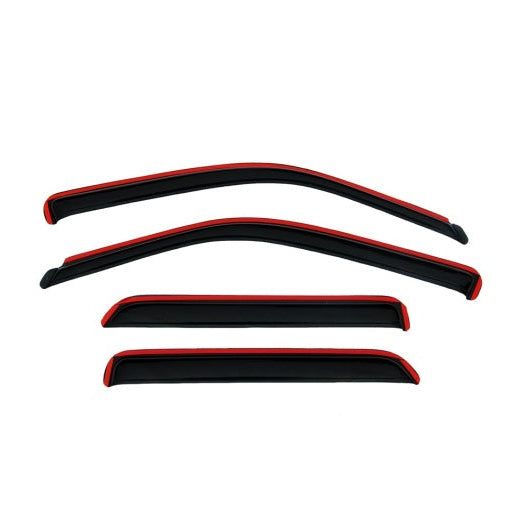 AVS AVS 06-11 Chevy HHR Ventvisor In-Channel Front & Rear Window Deflectors 4pc - Smoke