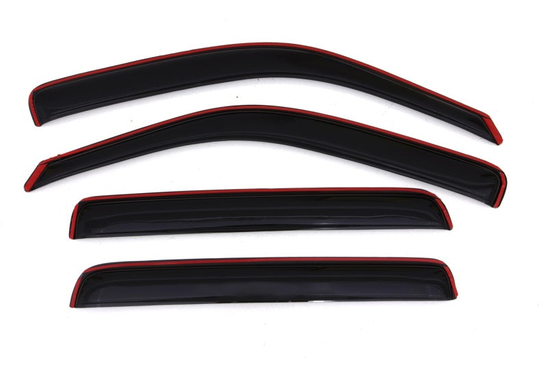 AVS 06-14 Honda Ridgeline Ventvisor In-Channel Front & Rear Window Deflectors 4pc - Smoke-AVS-AVS194832