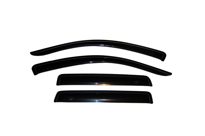 AVS 07-10 Mitsubishi Outlander Ventvisor Outside Mount Window Deflectors 4pc - Smoke-AVS-AVS94555