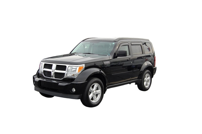 AVS 07-11 Dodge Nitro Ventvisor In-Channel Front & Rear Window Deflectors 4pc - Smoke-AVS-AVS194307