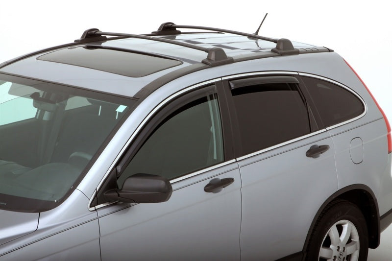AVS 07-11 Honda CR-V Ventvisor In-Channel Front & Rear Window Deflectors 4pc - Smoke-AVS-AVS194655