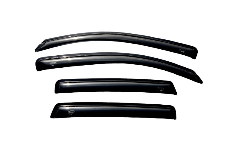 AVS 07-12 Dodge Caliber Ventvisor Outside Mount Window Deflectors 4pc - Smoke-AVS-AVS94323