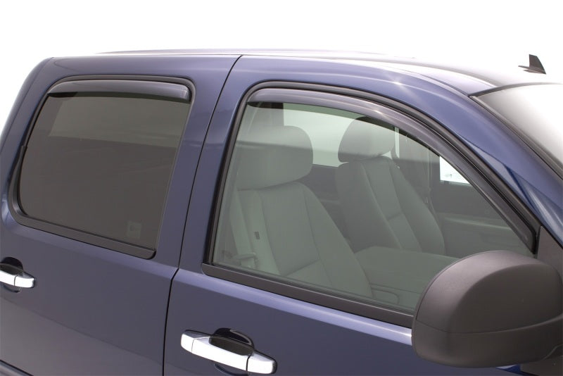 AVS 07-13 Chevy Avalanche Ventvisor In-Channel Front & Rear Window Deflectors 4pc - Smoke-AVS-AVS194515