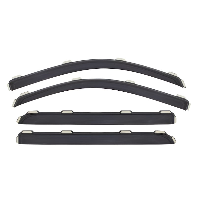 AVS 07-14 Ford Edge Ventvisor In-Channel Front & Rear Window Deflectors 4pc - Smoke-AVS-AVS194141