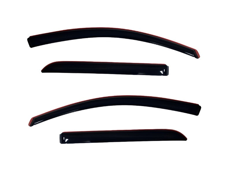 AVS 07-16 GMC Acadia Ventvisor In-Channel Front & Rear Window Deflectors 4pc - Smoke-AVS-AVS194632