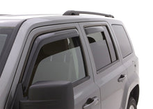 Load image into Gallery viewer, AVS 07-18 Jeep Patriot Ventvisor In-Channel Front &amp; Rear Window Deflectors 4pc - Smoke-AVS-AVS194359