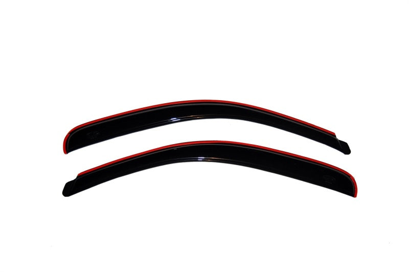 AVS 07-18 Jeep Wrangler (2 Door Only) Ventvisor In-Channel Window Deflectors 2pc - Smoke-AVS-AVS192328