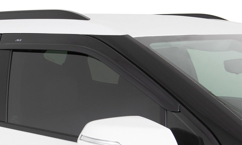 AVS 07-18 Jeep Wrangler (2 Door Only) Ventvisor Low Profile Window Deflectors 2pc - Smoke-AVS-AVS892020