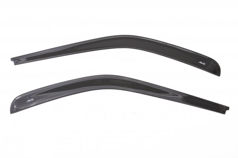 AVS 07-18 Jeep Wrangler (2 Door Only) Ventvisor Low Profile Window Deflectors 2pc - Smoke-AVS-AVS892020