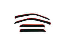 Load image into Gallery viewer, AVS 07-18 Jeep Wrangler Unlimited Ventvisor In-Channel Front &amp; Rear Window Deflectors 4pc - Smoke-AVS-AVS194249