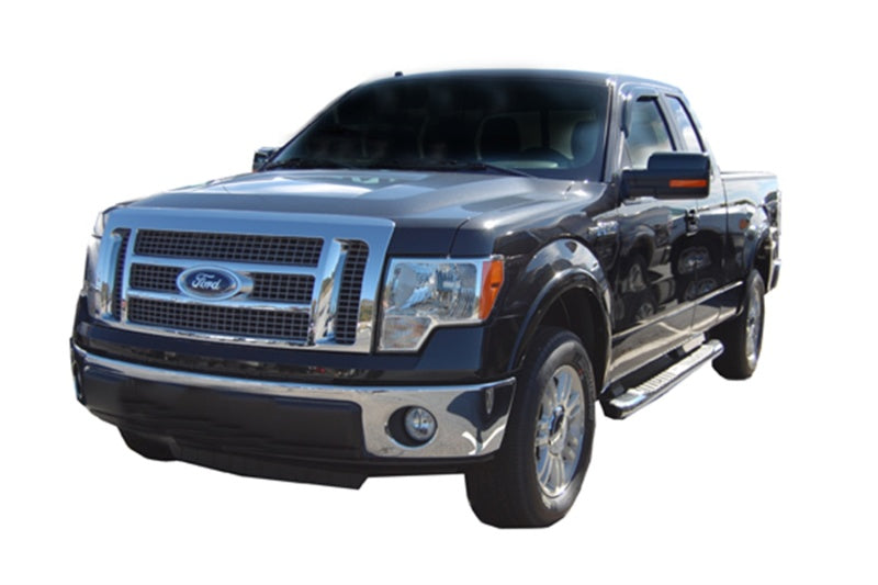 AVS 09-14 Ford F-150 Standard Cab Ventvisor Outside Mount Window Deflectors 2pc - Smoke-AVS-AVS92741