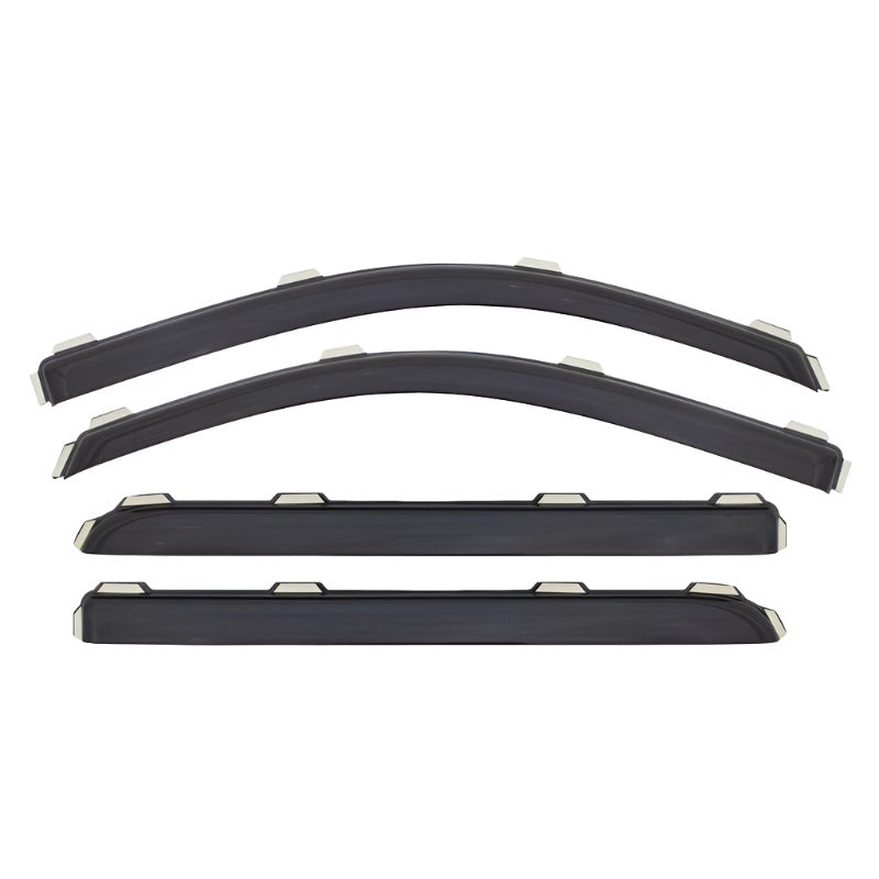 AVS 09-18 Dodge RAM 1500 Crew Cab Ventvisor In-Channel Front & Rear Window Deflectors 4pc - Smoke-AVS-AVS194109