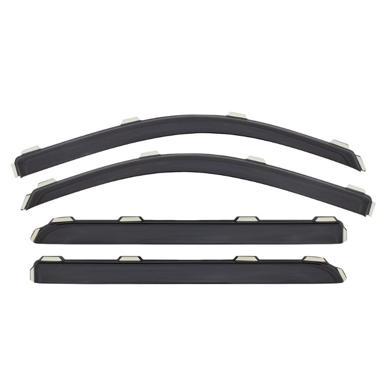 AVS 09-18 Dodge RAM 1500 Crew Cab Ventvisor In-Channel Front & Rear Window Deflectors 4pc - Smoke-AVS-AVS194109