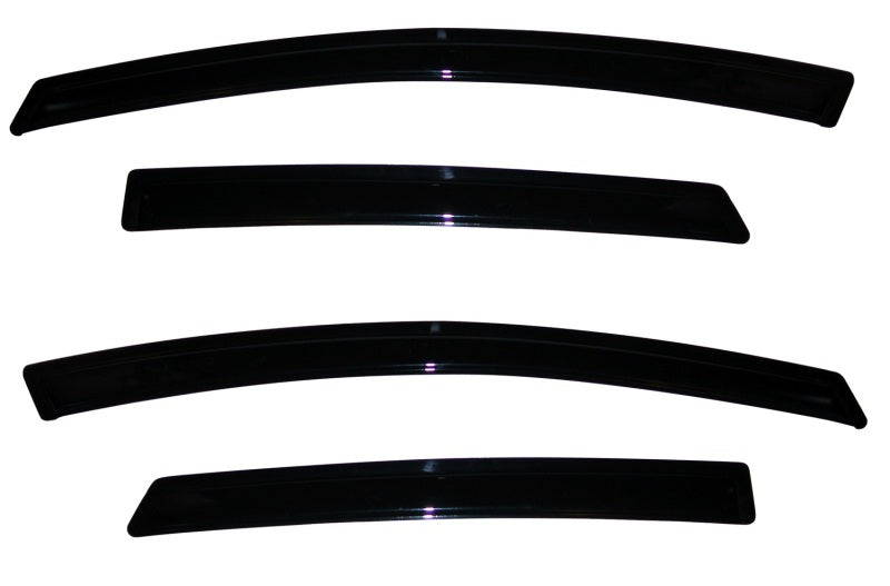 AVS 09-18 Ford Fiesta (Sedan & Hatch) Ventvisor Outside Mount Window Deflectors 4pc - Smoke-AVS-AVS94547