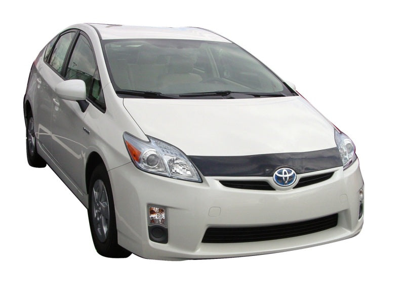 AVS 10-11 Toyota Prius (Excl. V Model) Aeroskin Low Profile Acrylic Hood Shield - Smoke-AVS-AVS320011