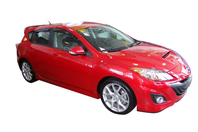AVS 10-13 Mazda 3 (5 Door Sport) Ventvisor Outside Mount Window Deflectors 4pc - Smoke-AVS-AVS94325