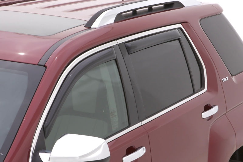 AVS 10-17 GMC Terrain Ventvisor In-Channel Front & Rear Window Deflectors 4pc - Smoke-AVS-AVS194167