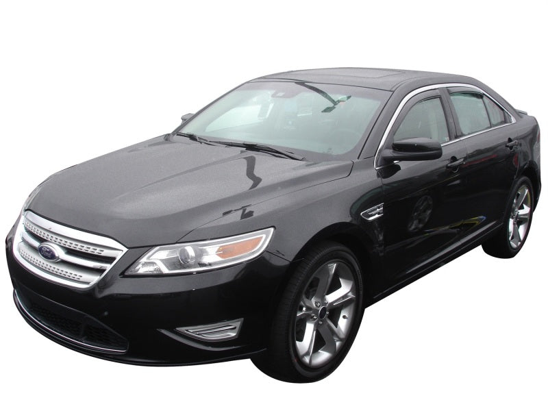 AVS 10-18 Ford Taurus Ventvisor In-Channel Front & Rear Window Deflectors 4pc - Smoke-AVS-AVS194194