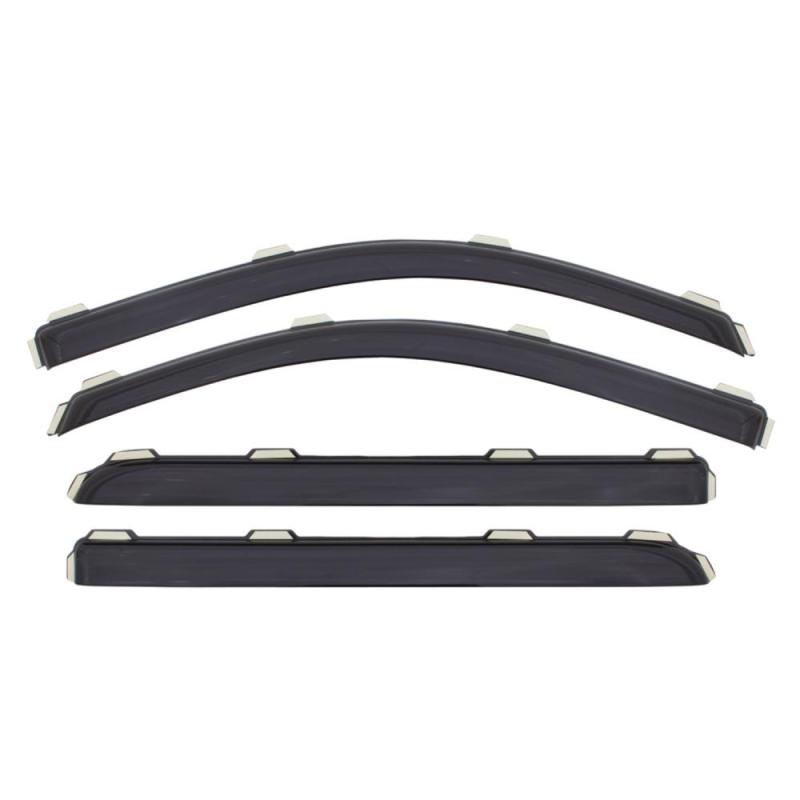 AVS 10-18 Toyota 4Runner Ventvisor In-Channel Front & Rear Window Deflectors 4pc - Smoke-AVS-AVS194242