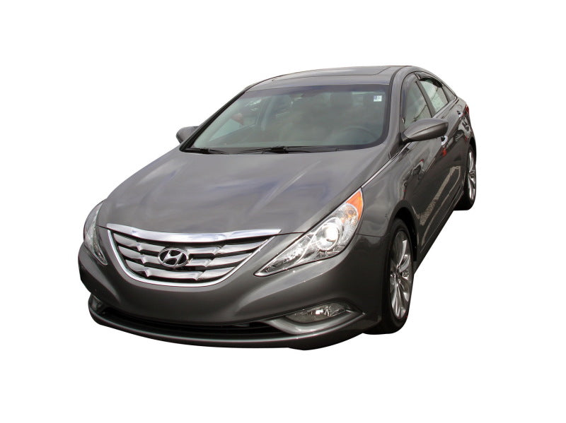 AVS 11-14 Hyundai Sonata (New Body Style) Ventvisor Outside Mount Window Deflectors 4pc - Smoke-AVS-AVS94261