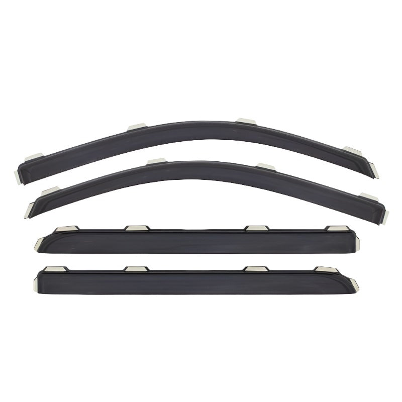 AVS 11-14 Hyundai Sonata Ventvisor In-Channel Front & Rear Window Deflectors 4pc - Smoke-AVS-AVS194261
