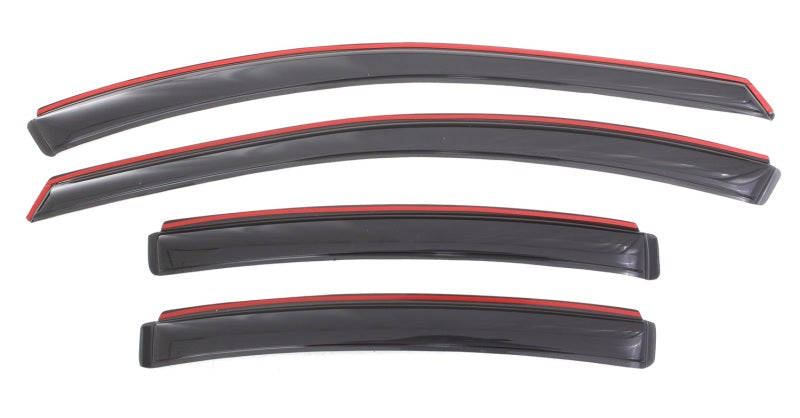 AVS 11-15 Chevy Cruze Ventvisor In-Channel Front & Rear Window Deflectors 4pc - Smoke-AVS-AVS194611