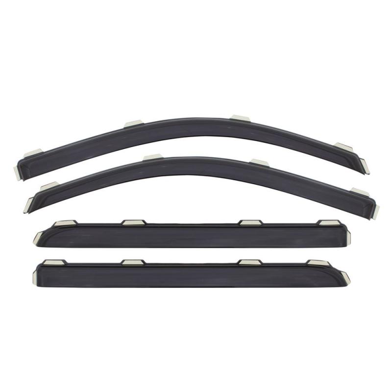 AVS 11-15 Chevy Cruze Ventvisor In-Channel Front & Rear Window Deflectors 4pc - Smoke - Black Ops Auto Works
