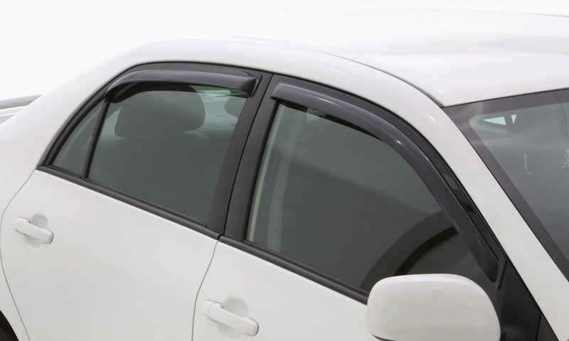 AVS 11-15 Chevy Cruze Ventvisor In-Channel Front & Rear Window Deflectors 4pc - Smoke - Black Ops Auto Works