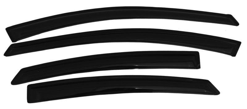AVS 11-16 Hyundai Elantra (Excl. GT) Ventvisor Outside Mount Window Deflectors 4pc - Smoke-AVS-AVS94615