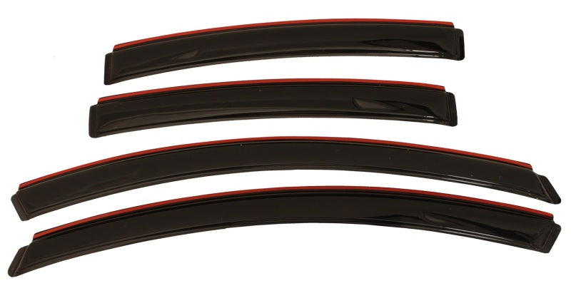 AVS 11-17 Buick Regal Ventvisor In-Channel Front & Rear Window Deflectors 4pc - Smoke-AVS-AVS194275