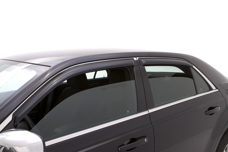 AVS 11-18 Chrysler 300 Ventvisor Outside Mount Window Deflectors 4pc - Smoke-AVS-AVS94432