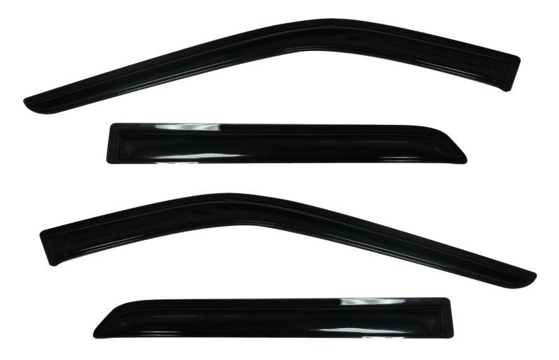 AVS 11-18 Ford Explorer Ventvisor Outside Mount Window Deflectors 4pc - Smoke-AVS-AVS94293
