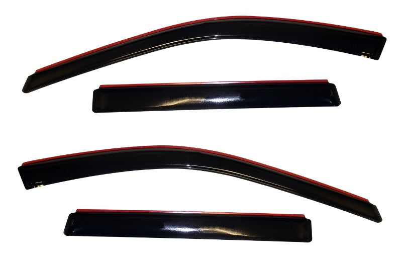 AVS 11-18 Jeep Grand Cherokee (Not L Model) Ventvisor In-Chnl FRT & RR Window Deflectors 4pc - Smk - Black Ops Auto Works