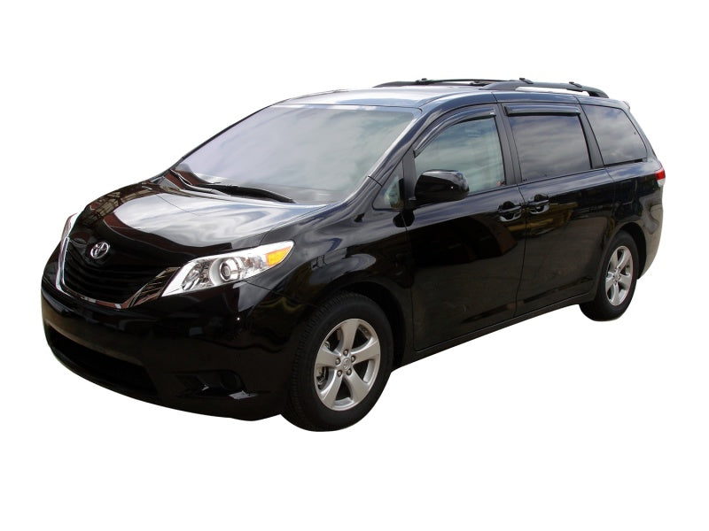 AVS 11-18 Toyota Sienna Ventvisor Outside Mount Window Deflectors 4pc - Smoke-AVS-AVS94365