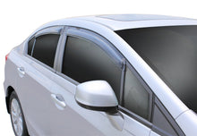 Load image into Gallery viewer, AVS 12-15 Honda Civic Ventvisor Outside Mount Window Deflectors 4pc - Smoke-AVS-AVS94462