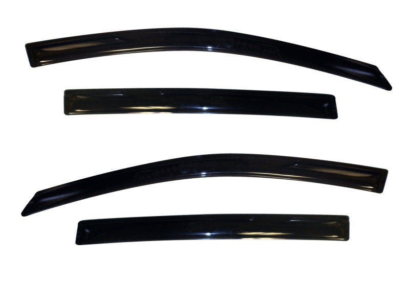 AVS 12-18 Chevy Sonic Hatch (5 Door) Ventvisor Outside Mount Window Deflectors 4pc - Smoke-AVS-AVS94639