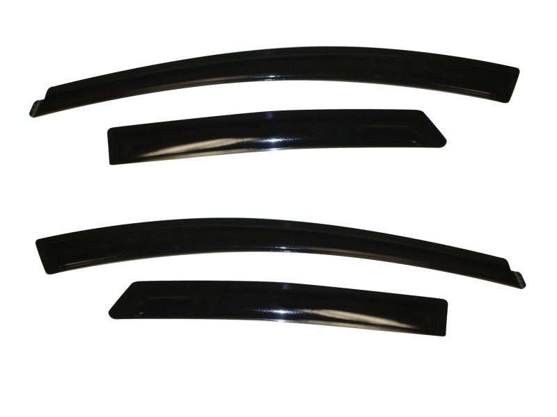 AVS 12-18 Ford Focus Ventvisor Outside Mount Window Deflectors 4pc - Smoke-AVS-AVS94373