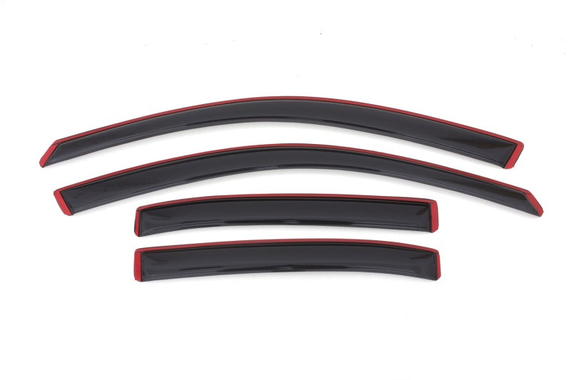 AVS 13-15 Chevy Malibu Ventvisor In-Channel Front & Rear Window Deflectors 4pc - Smoke-AVS-AVS194362