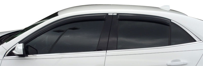 AVS 13-15 Chevy Malibu Ventvisor Outside Mount Window Deflectors 4pc - Smoke-AVS-AVS94362