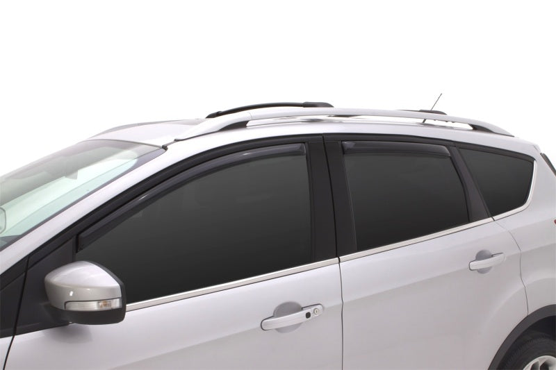 AVS 13-18 Ford Escape Ventvisor In-Channel Front & Rear Window Deflectors 4pc - Smoke-AVS-AVS194383