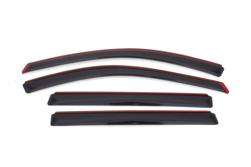 AVS 13-18 Nissan Pathfinder Ventvisor In-Channel Front & Rear Window Deflectors 4pc - Smoke - Black Ops Auto Works