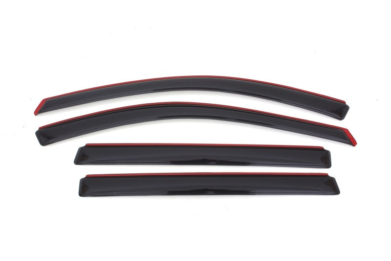 AVS 13-18 Nissan Pathfinder Ventvisor In-Channel Front & Rear Window Deflectors 4pc - Smoke - Black Ops Auto Works