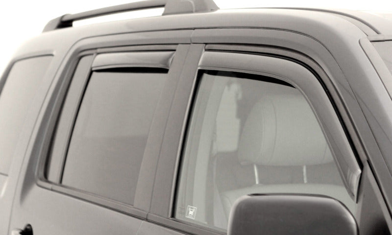 AVS 13-18 Nissan Pathfinder Ventvisor In-Channel Front & Rear Window Deflectors 4pc - Smoke - Black Ops Auto Works