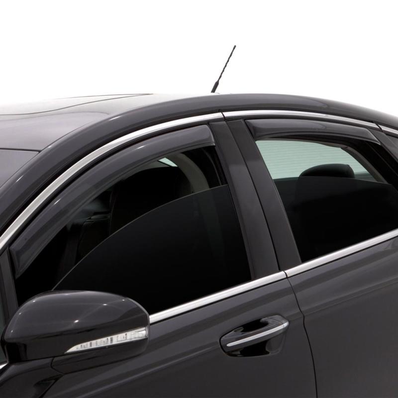 AVS 13-18 Nissan Pathfinder Ventvisor In-Channel Front & Rear Window Deflectors 4pc - Smoke - Black Ops Auto Works